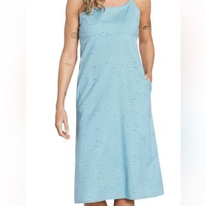 Sherpa Tharu Sundress thick strap active wear sustainably crafted long sundress